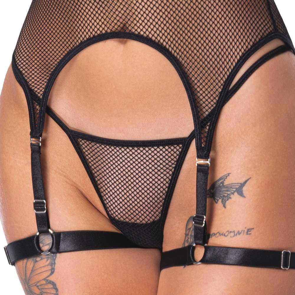 7-The extravagant black net set S-7