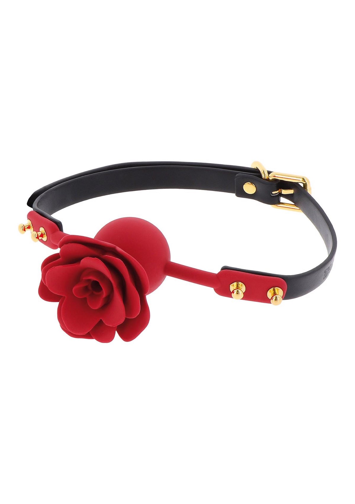 6-Knebel balonowy Wild Roses Taboom czarny silikonowy 65 cm-6