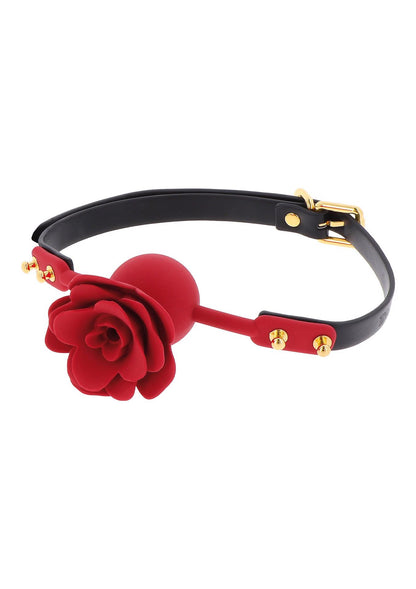 6-Knebel balonowy Wild Roses Taboom czarny silikonowy 65 cm-6