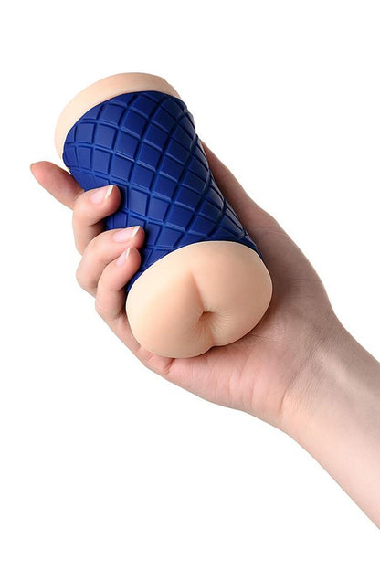 5-Masturbator dwustronny JOS LULU mięsisty TPR 14.5 cm-5