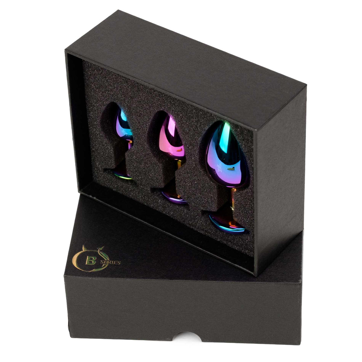 7-Zestaw korków analnych ze stali nierdzewnej multicolor B Series HeavyFun-7