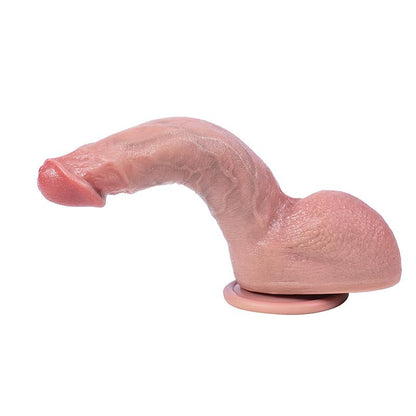 9-Dildo silikonowe elastyczne hiperrealistyczne Fantasy 21 cm-9