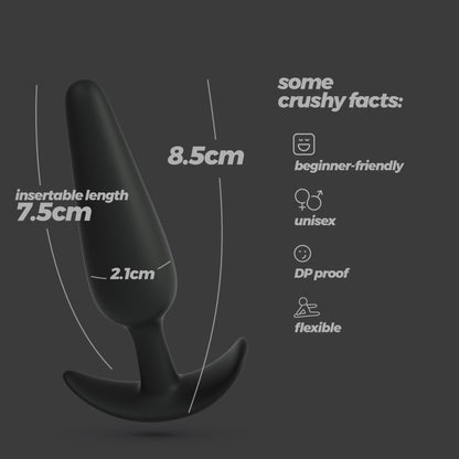 7-Korek analny silikonowy mały Tic Crushious 8,5 cm-7