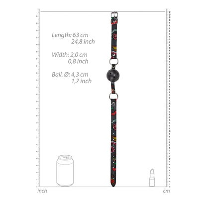 6-Oddychający knebel z kulką Ouch! 63 cm-6