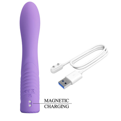 5-Silikonowy wibrator króliczek Pretty Love Elivia 10 funkcyjny punkt G USB-5