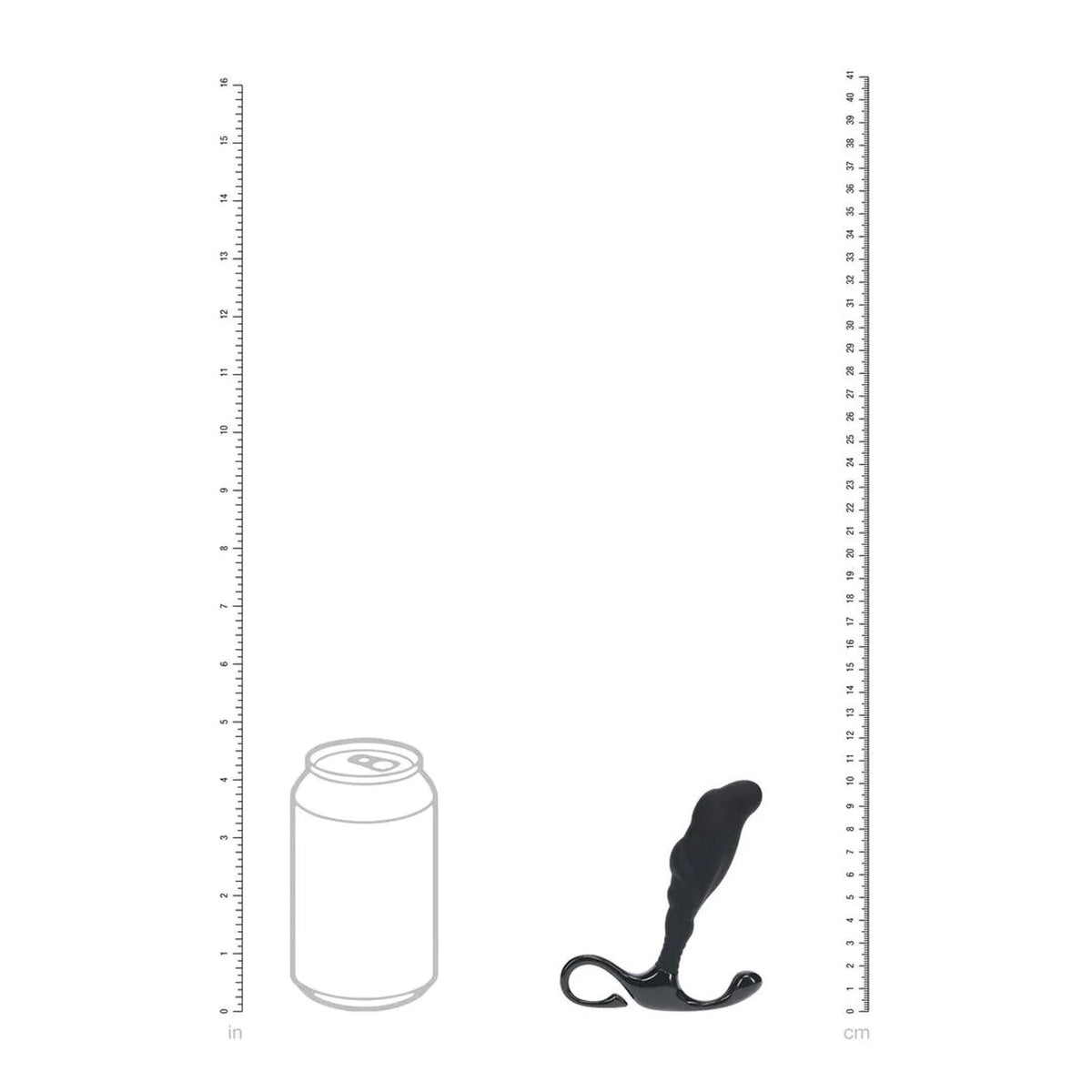 8-Masażer prostaty silikonowy Levelz S czarny 10 cm-8