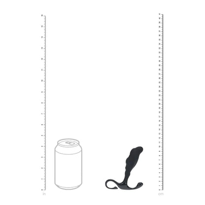 8-Masażer prostaty silikonowy Levelz S czarny 10 cm-8