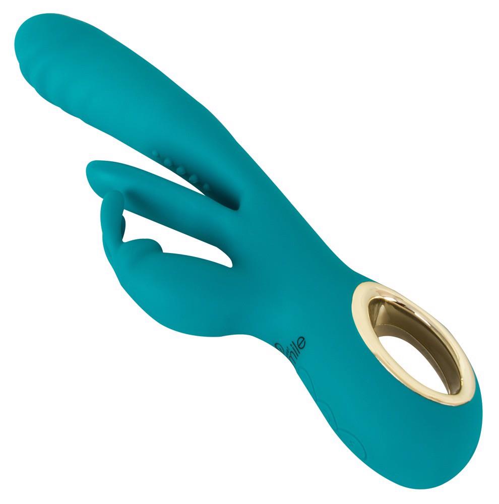 7-Wibrator króliczek Sweet Smile z ruchem posuwistym USB 25 cm-7