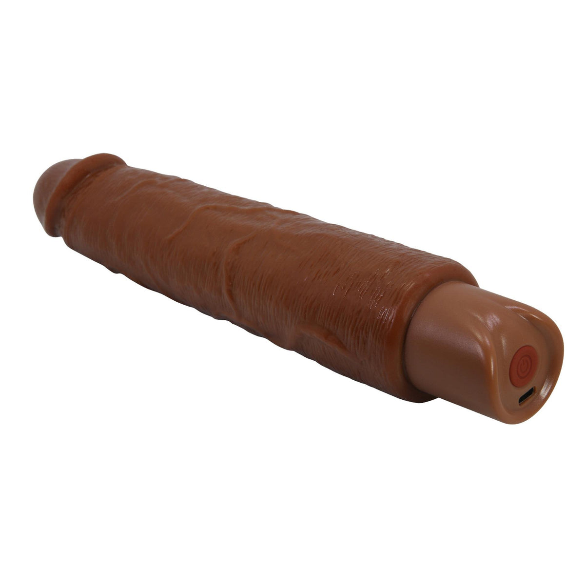 5-Realistyczny wibrator dildo Pretty Love Soren brązowy USB-5