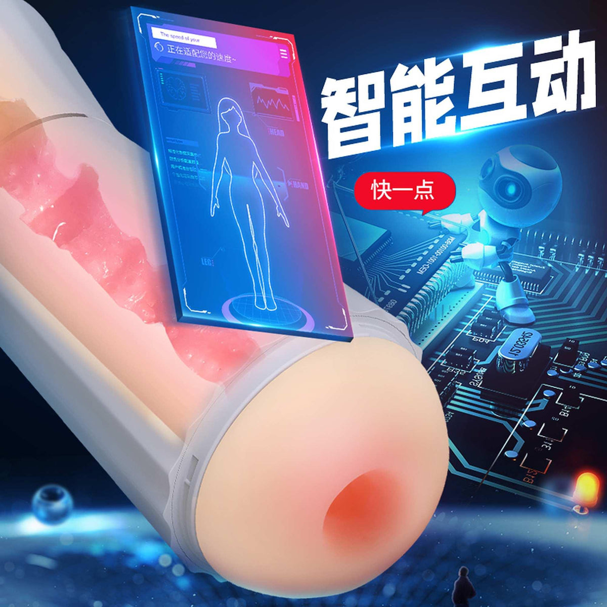 10-Interactive Voice 9 Vibration Speeds 9 Sucking Speeds Automatic-10