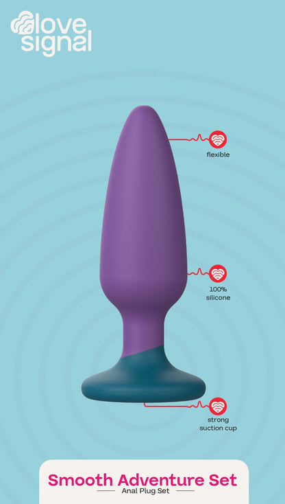 6-Zestaw silikonowych korków analnych treningowych Dream Toys-6