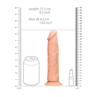 8-Dildo realistyczne RealRock bez jąder 20 cm-8