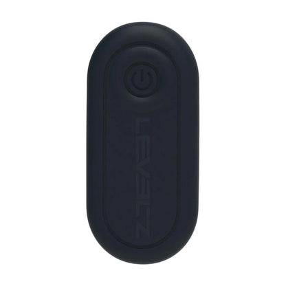 9-Korek analny wibrujący Levelz silikonowy z pilotem 10,6 cm czarny-9