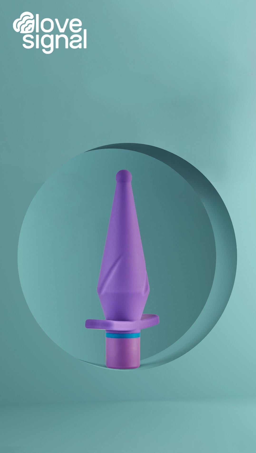 7-Korek analny wibrujący Tingling Touch Dream Toys silikonowy 13 cm USB-7