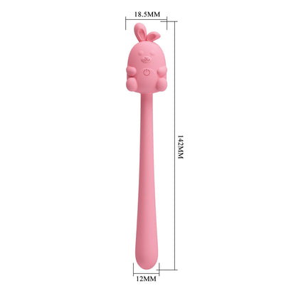 11-Stymulator łechtaczki Pretty Love Cute Bunny silikonowy USB 7 wibracji-11
