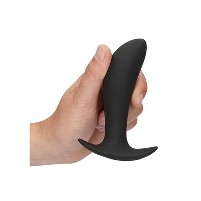 7-Wibrujący korek analny z elektrostymulacją Ouch! 12,3 cm-7