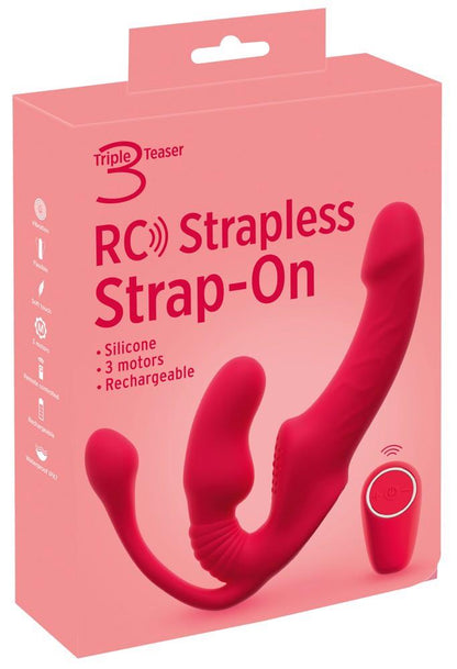 7-Wibrator strap on potrójny You2Toys USB 23 cm-7
