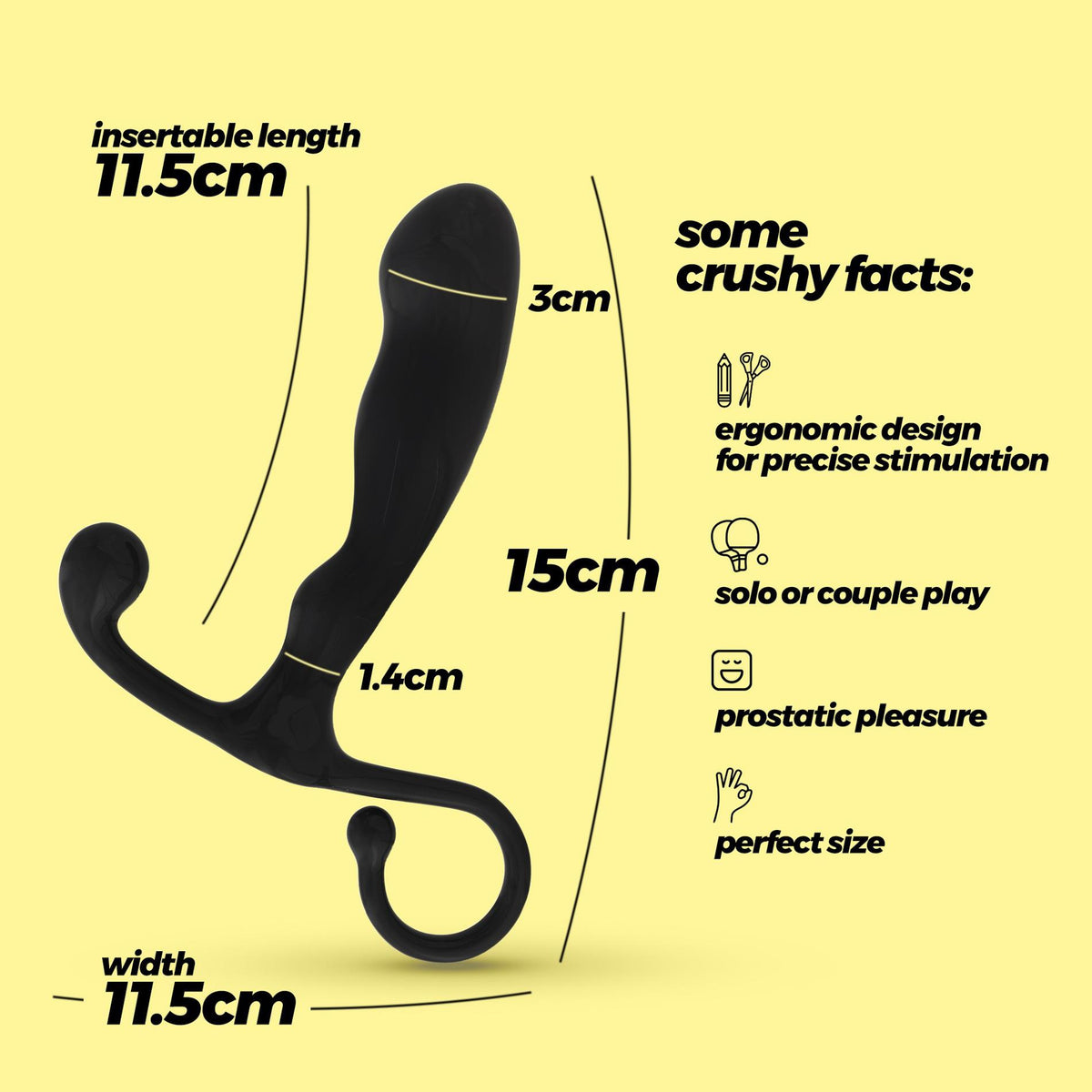 6-Masażer prostaty Crushious P Baba ABS 15 cm-6