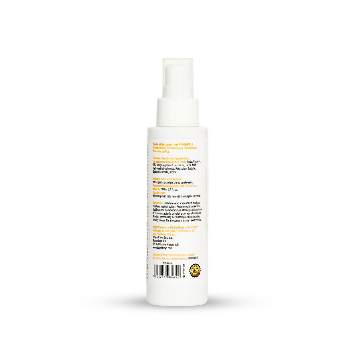 7-Żel intymny MyLove Taste Slide Sensitive ananasowy 100 ml-7