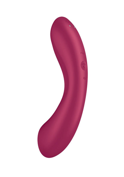 9-Wibrator silikonowy Satisfyer Curvy Trinity 1 czerwony USB-9