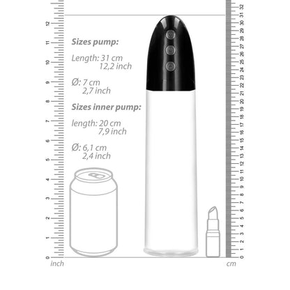 6-Automatyczna pompka próżniowa Pumped Cyber ładowana z tuleją 31 cm-6