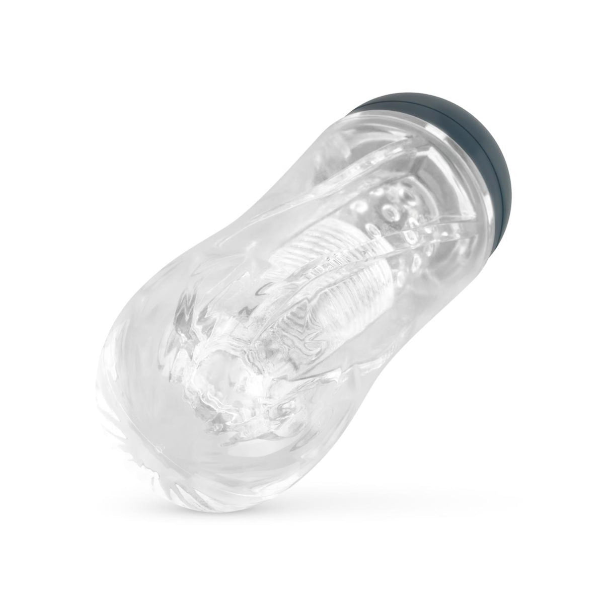 8-Masturbator FPPR Multi transparentny silikonowy 18 cm-8