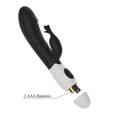 9-Pretty Love Rasmussen Dual Vibrator (Black Edition)-9
