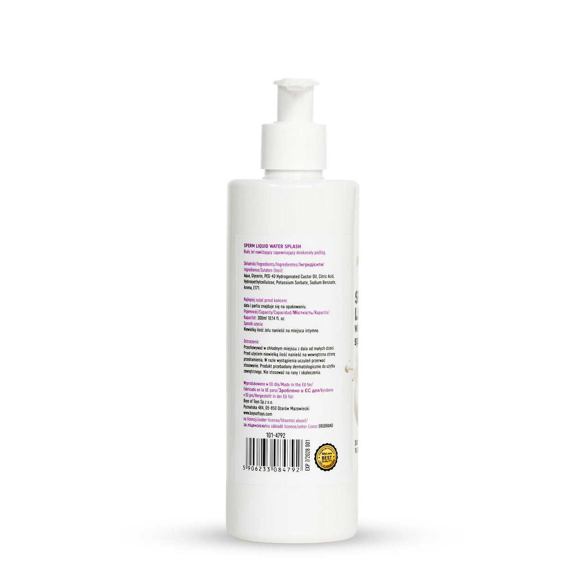 6-Żel intymny MyLove imitujący spermę biały 300 ml-6