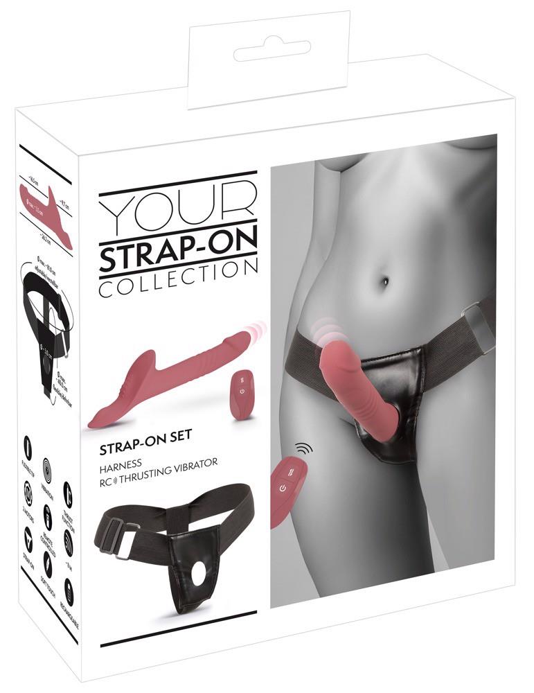 6-Wibrator strap on You2Toys Your różowy USB z pilotem-6