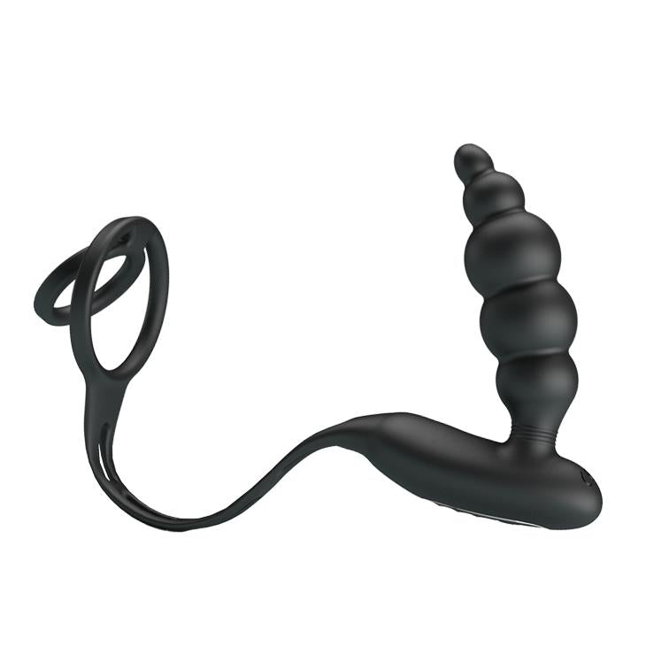 7-Wibrator prostaty Pretty Love Vibration Penis Sleeve III 12 funkcji-7