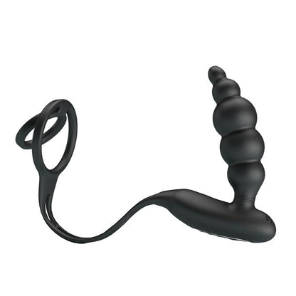 7-Wibrator prostaty Pretty Love Vibration Penis Sleeve III 12 funkcji-7