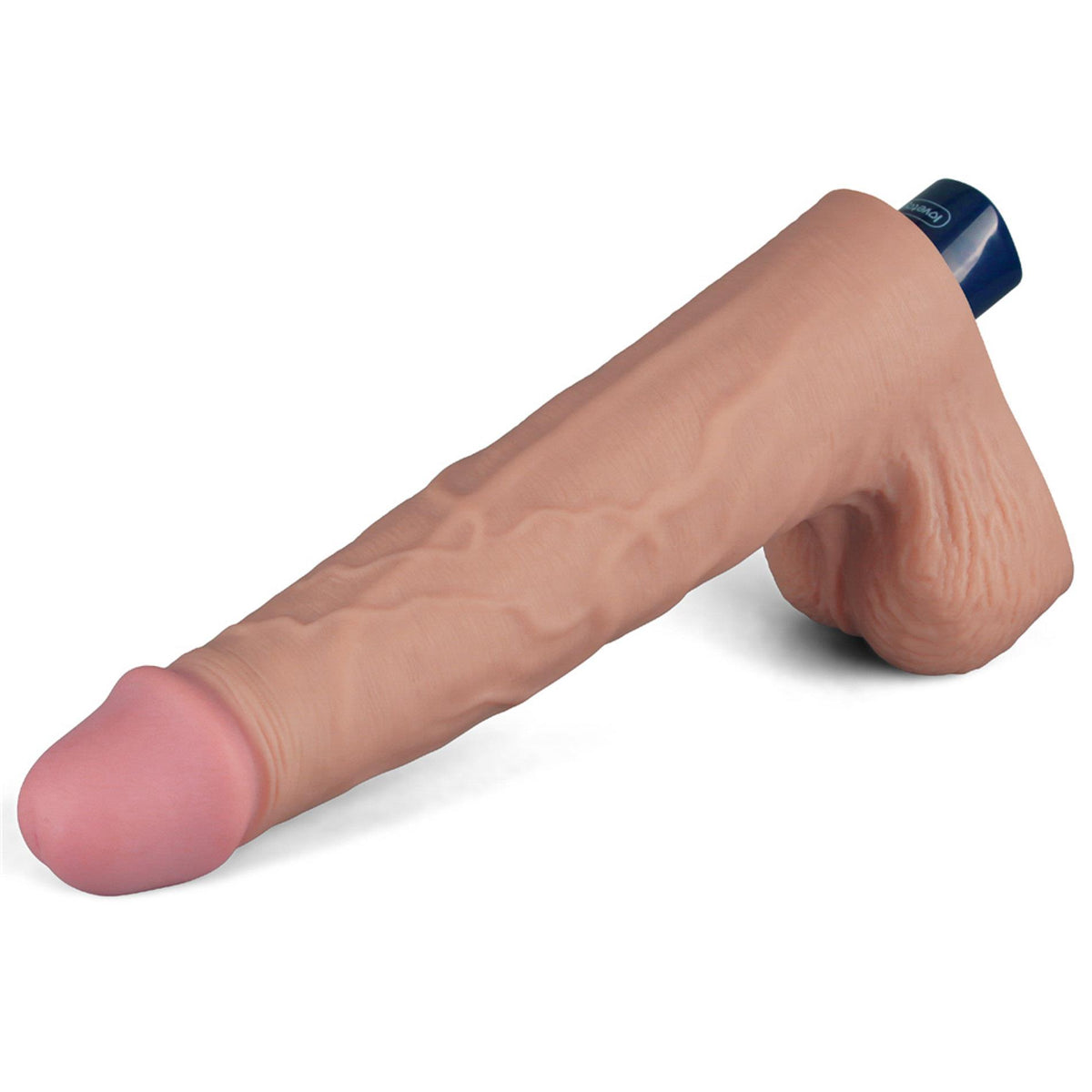 6-10" REAL SOFTEE Rechargeable TPE Vibrating Dildo(Flesh)-6