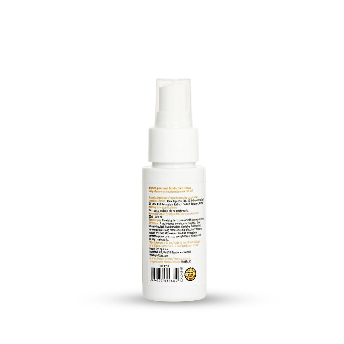 7-Spray intymny stymulujący MyLove Woman mango 50 ml-7