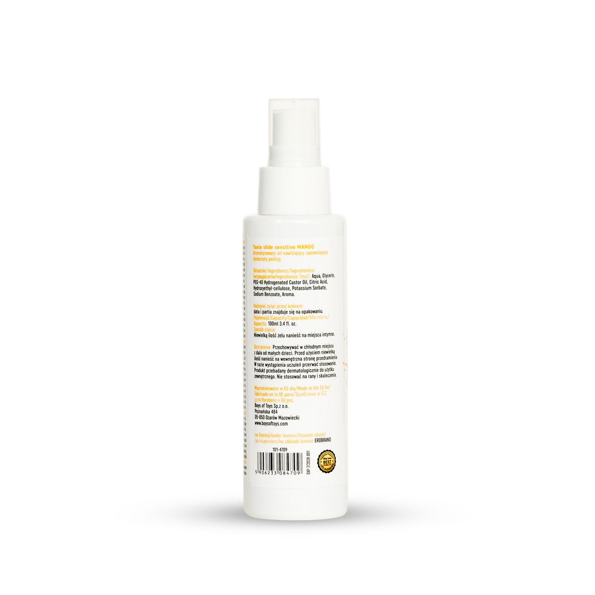 8-Żel intymny smakowy mangowy MyLove Sensitive 100 ml-8