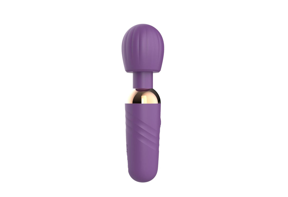 6-Stymulator łechtaczki silikonowy Little Fairy Wand fioletowy 14 cm-6