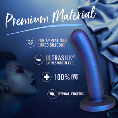 7-Dildo realistyczne Temptasia Surrender niebieskie 14 cm-7