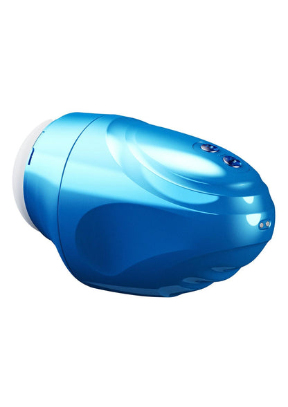 9-Masturbator Fusion X Aqua Bubble z wibracją niebieski-9