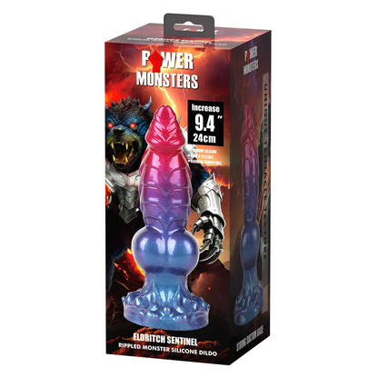 6-Power Monsters Eldritch Sentinel – 24 cm Rippled Monster Silicone Dildo-6