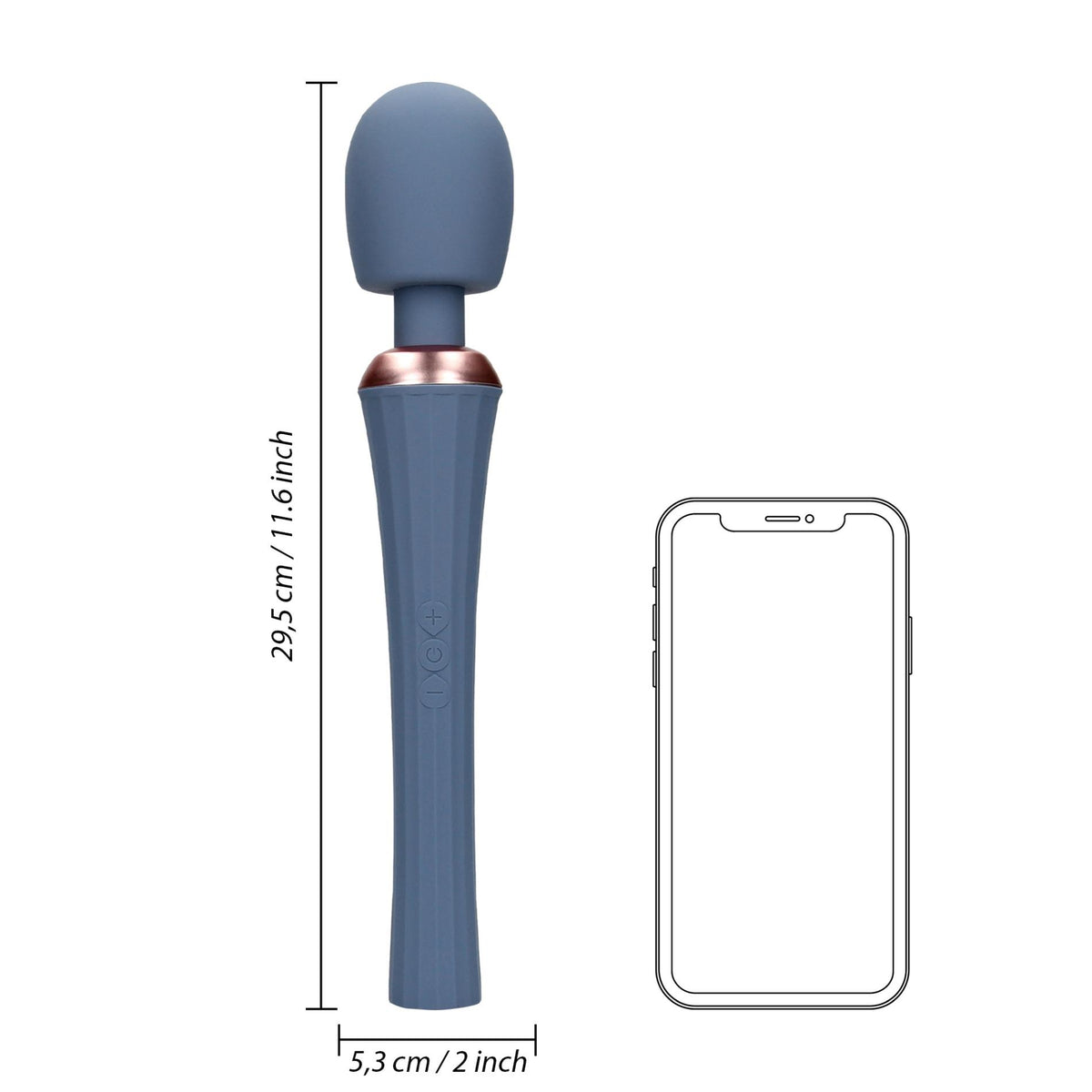 9-Wibrator wand Loveline silikonowy 10 funkcji-9