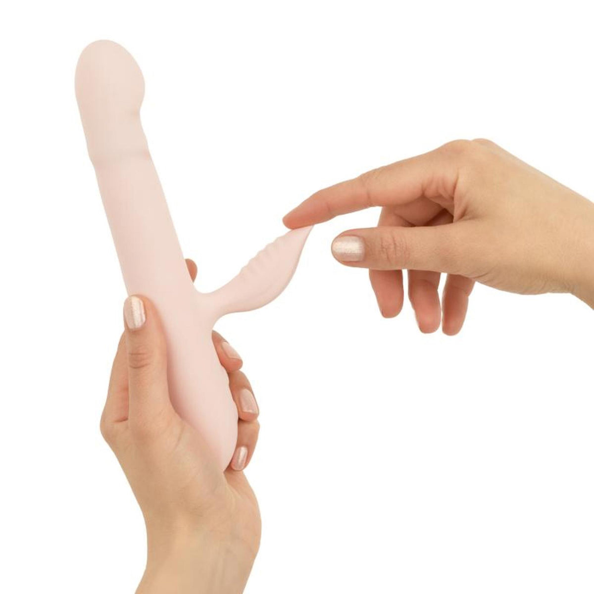 8-Wibrator posuwisty Shai Good Vibes Only różowy USB 22 cm-8