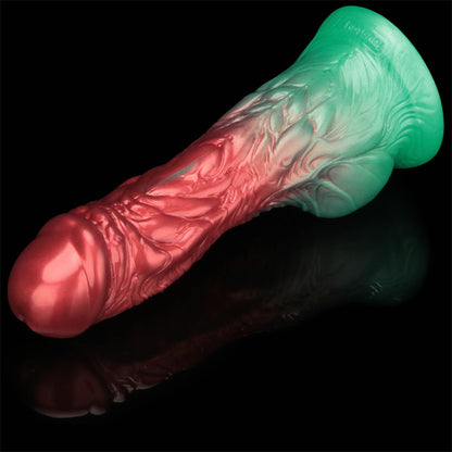 6-8'' Dual Density Silicone Inflatable Dildo-6