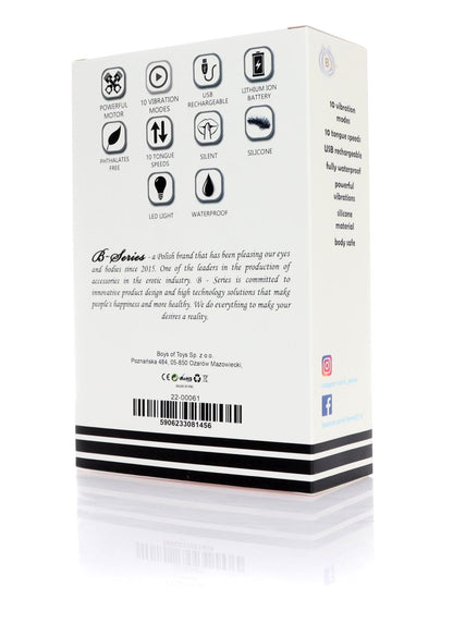 6-Stymulator liżący z wibrującym jajkiem silikonowy USB B Series Magic-6