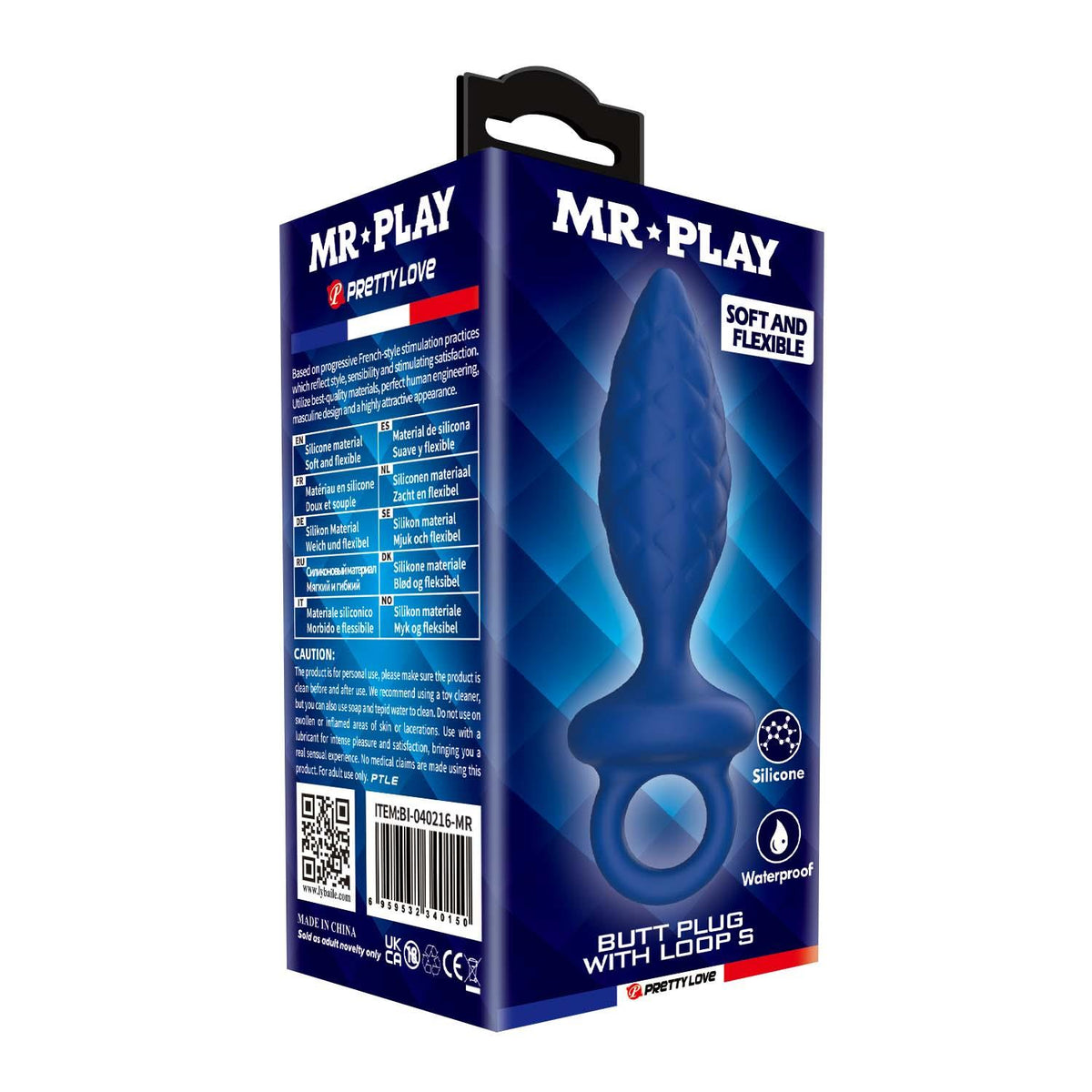 7-Korek analny z pętlą Mr. Play rozmiar S.-7