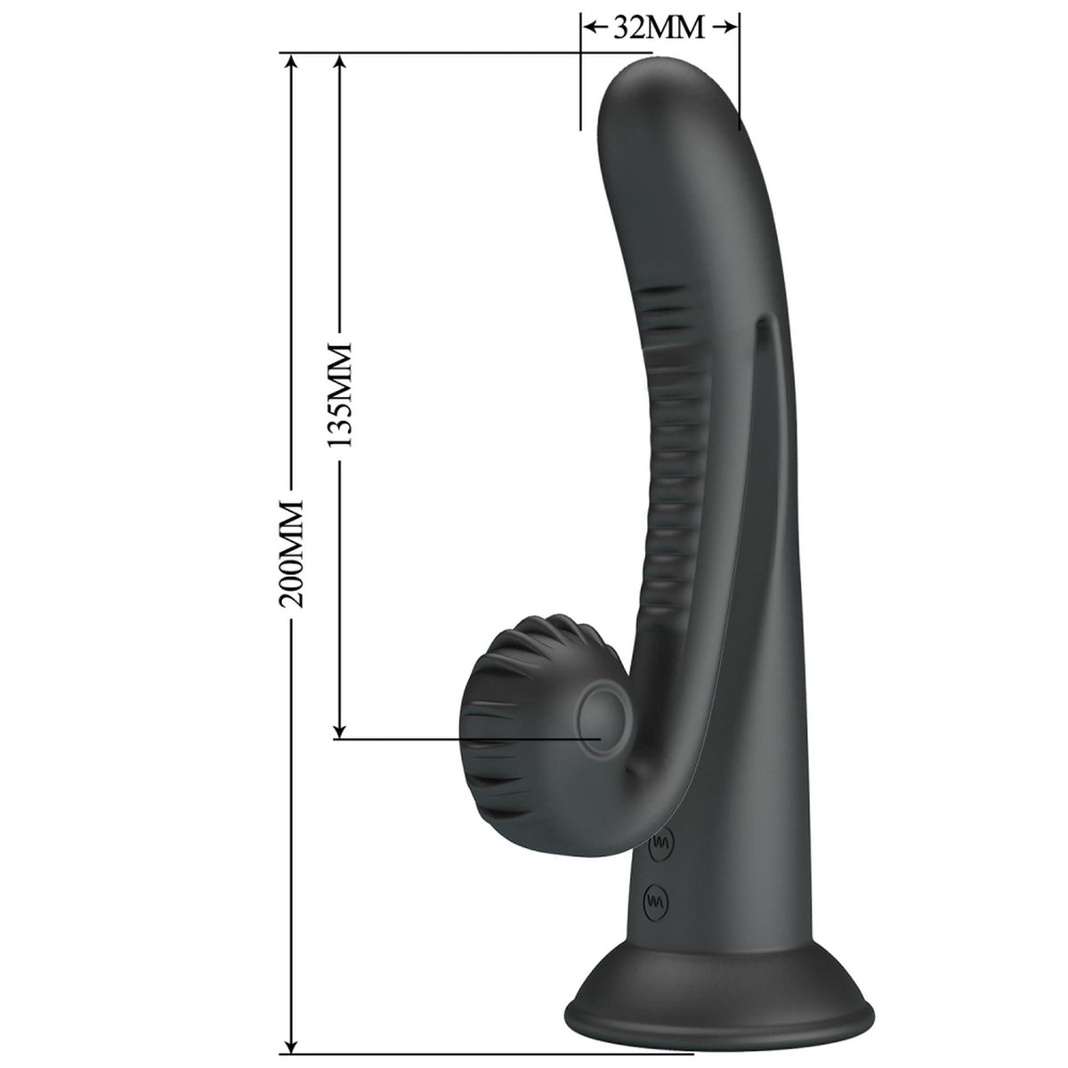8-Wibrator króliczek Pretty Love Selma Snail Rabbit czarny USB 20 cm-8