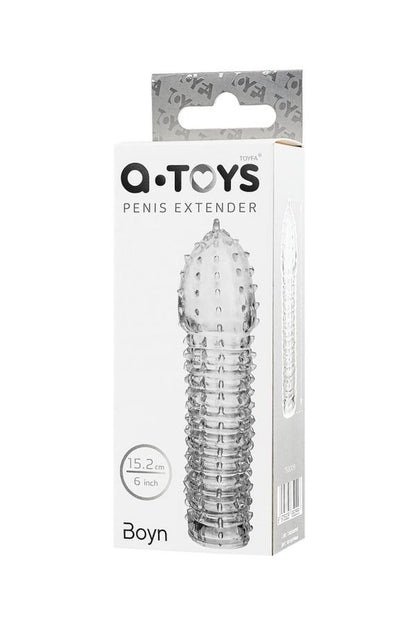 9-Przedłużacz penisa A-Toys przezroczysty 15 cm-9