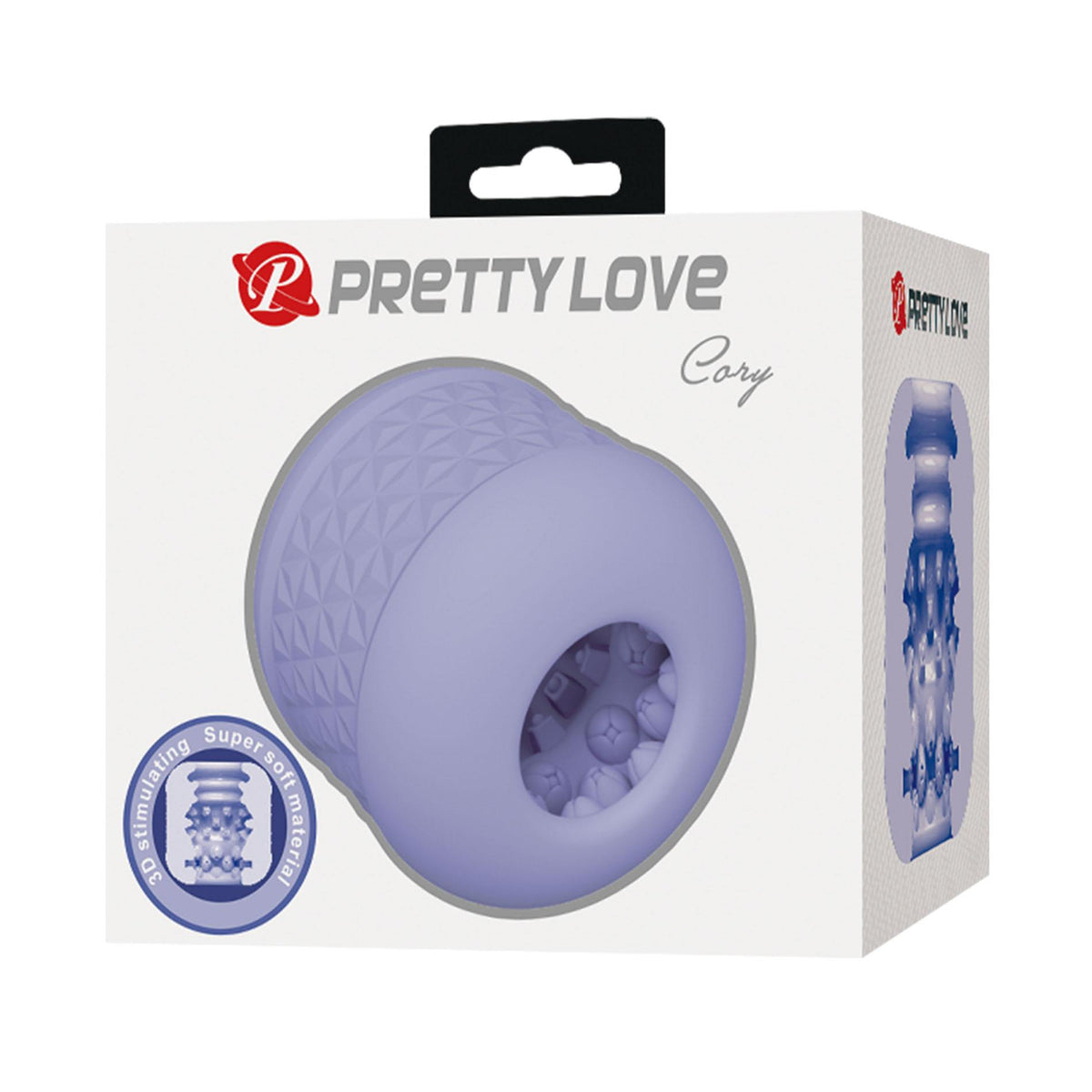 7-Masturbator dwustronny ultramiękkiego materiału Pretty Love Cary-7