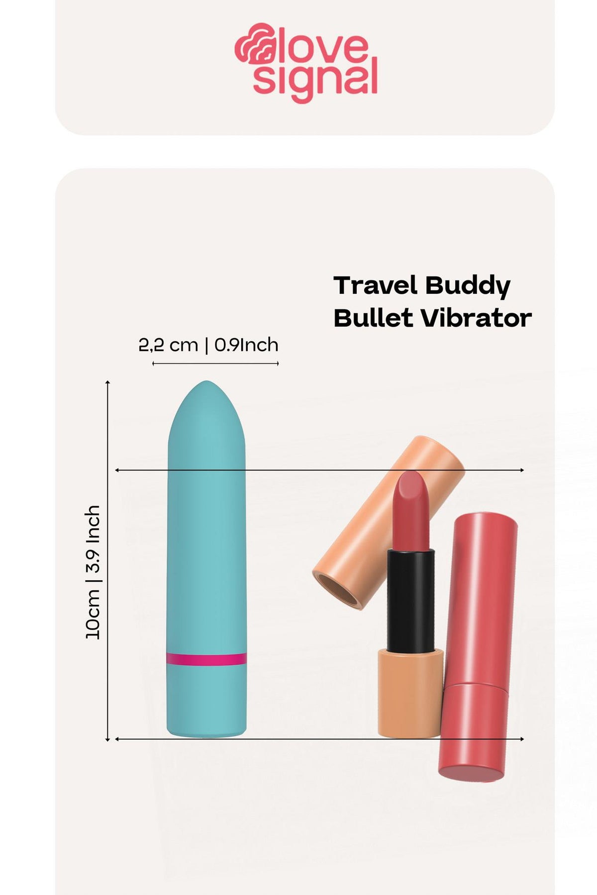6-Wibrator bullet Travel Buddy Dream Toys 10 cm USB-6