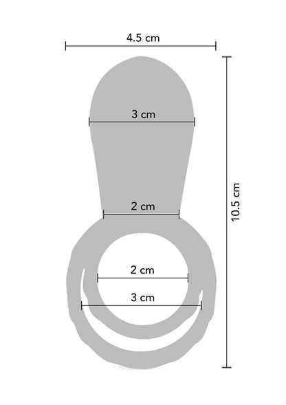 6-Couples Stimulator Ring Fuchsia-6