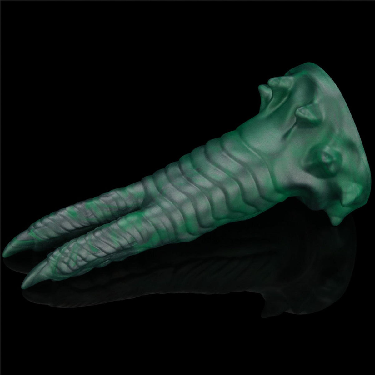 6-Dildo wibrujące podwójne pazury silikonowe Lovetoy 19 cm-6