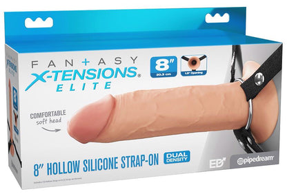 8-Strap on hollow silikonowy Fantasy X Tensions Elite 21,6 cm-8